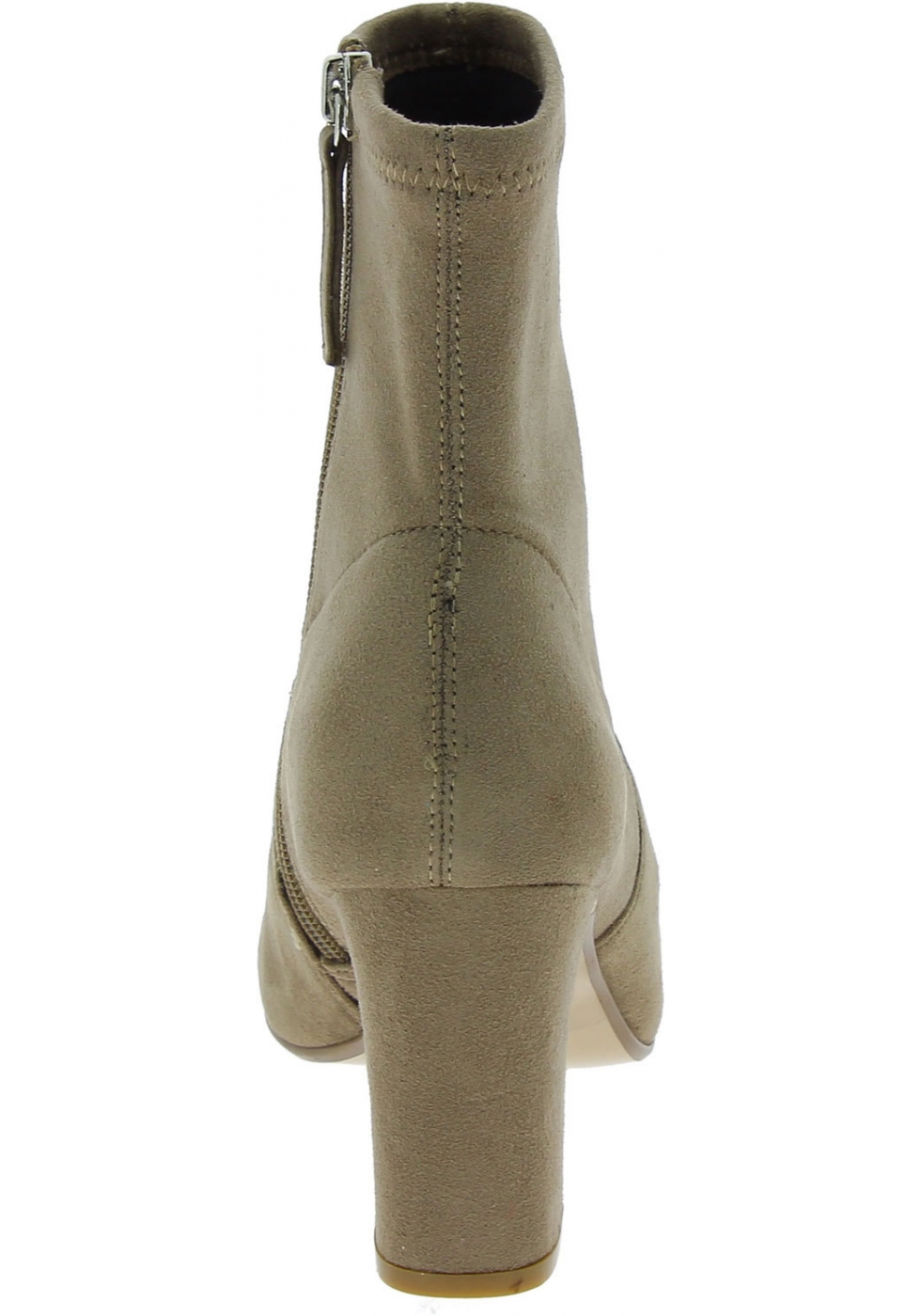 Steve Madden Women's block heels ankle boots in taupe suede effect