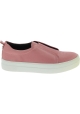 Steve Madden Women's fashion platform laceless slip-on shoes in pink satin