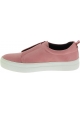 Steve Madden Women's fashion platform laceless slip-on shoes in pink satin