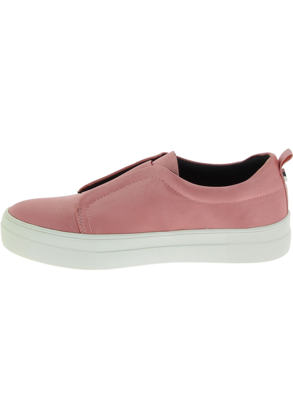 Abiertamente Chispa  chispear Estándar Steve Madden Women's fashion platform laceless slip-on shoes in pink satin  - Italian Boutique