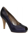 Marni open toe pumps in Violet metallic leather