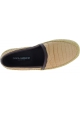 Dolce&Gabbana Men's fashion loafers shoes in beige purple crocodile leather