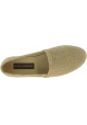 Dolce&Gabbana Men's fashion espadrilles in beige caiman leather and fabric