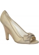 Stella McCartney open toe pumps in beige Faux leather