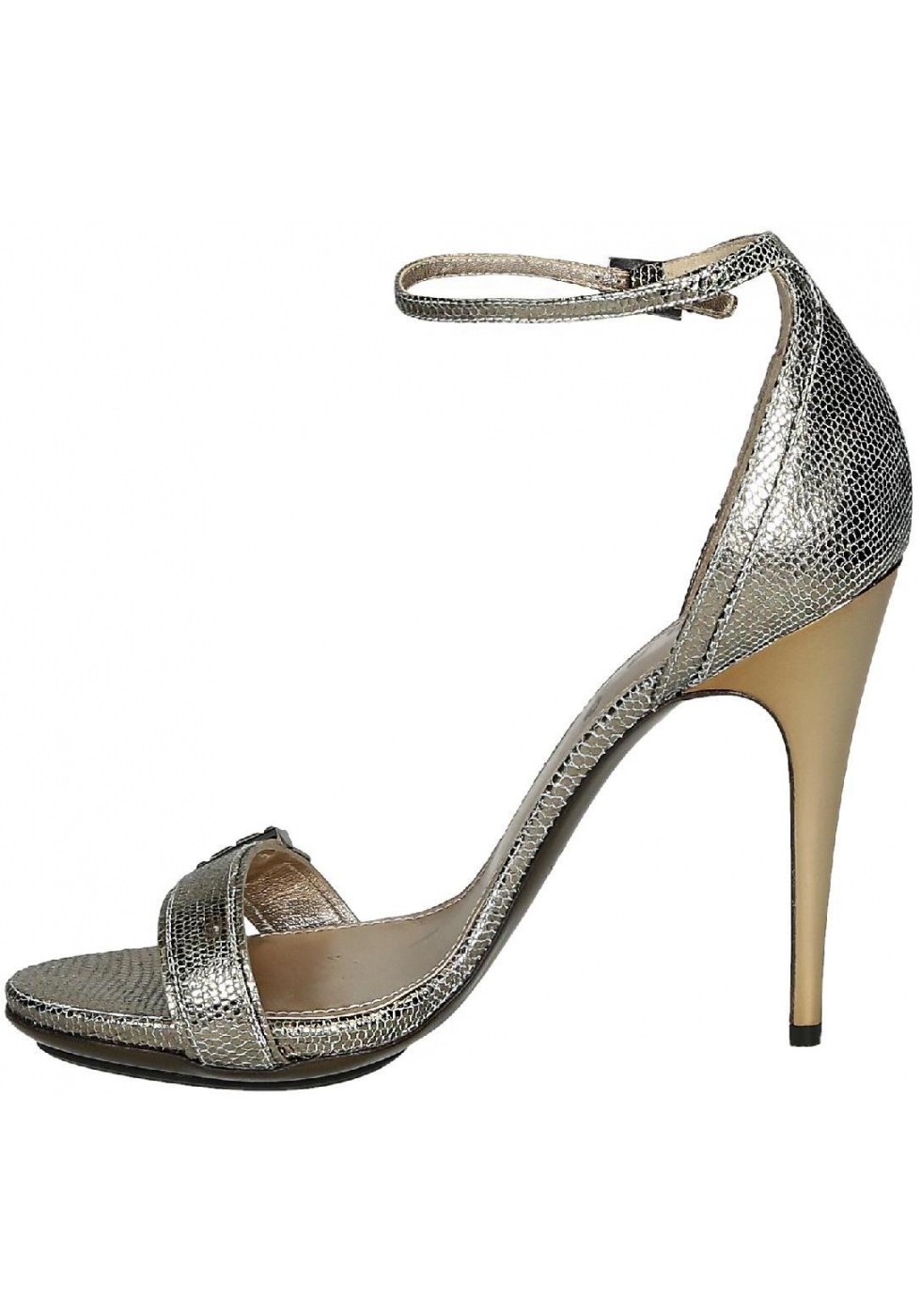 Lanvin high heel sandals in metallic Calf leather - Italian Boutique