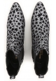 Saint Laurent ankle boots anthracite glitter