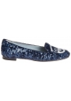 Chiara Ferragni ballerinas in blue sequins & silver eye