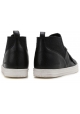 Hogan women's slip-ons ankle boots in black leather