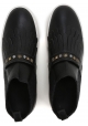 Hogan women's slip-ons ankle boots in black leather