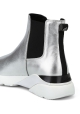 Hogan women's chelsea ankle boots in silver leather