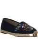 Zanotti women's espadrilles in black suede and studs