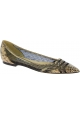 Jimmy Choo ballet flats in beige black leather and mesh