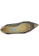 Jimmy Choo ballet flats in beige black leather and mesh