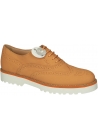 Hogan women's orange Leather brogue oxfords shoes