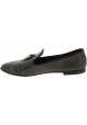 Giuseppe Zanotti Women's fashion roudn toe ballet flats shoes in black leather