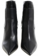 Casadei women's booties in black Leather with stiletto pumps