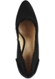 Giuseppe Zanotti Women's high heels pumps shoes in black suede leather with fringes
