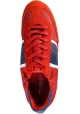 Philippe Model men's sneakers in red suede and microfiber and rubber sole