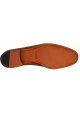Santoni Men's elegant slip-on loafers shoes in vintage gold suede