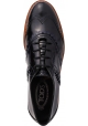 Tod's Women's lace-ups oxford shoes with platform in black leather