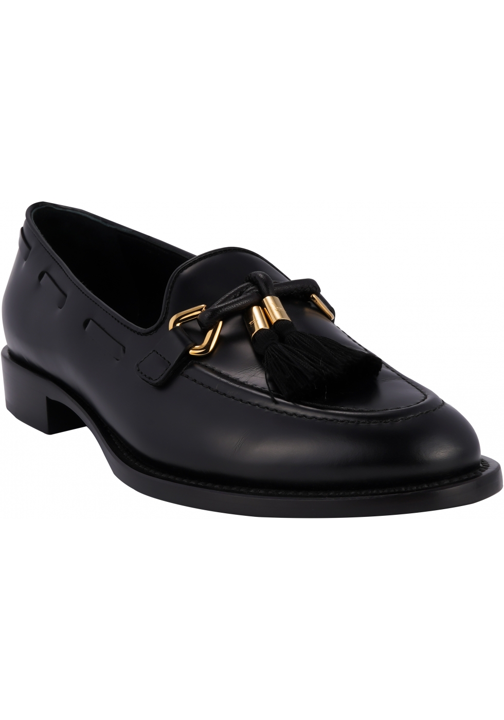 Giuseppe Zanotti Women's slip-on loafers shoes in black leather with ...