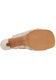 Bottega Veneta Women's high heel sandals in ivory woven leather