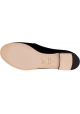 Giuseppe Zanotti Women's loafers shoes in black and copper velvet with metal horns