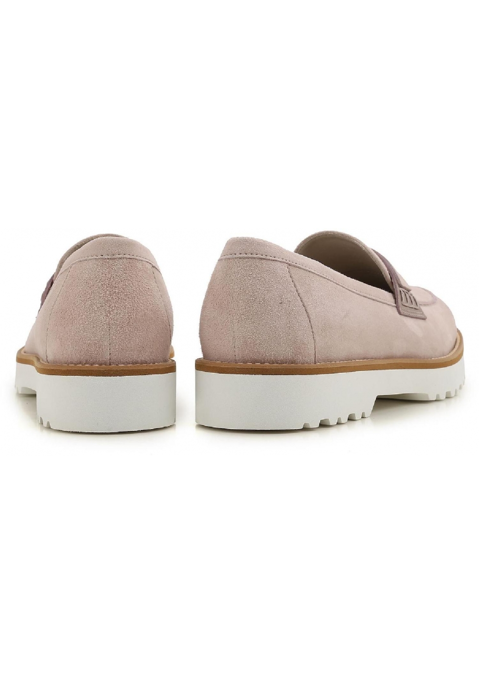 pink suede loafers womens