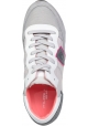 Philippe Model Women's low top sneakers in gray and pink suede and fabric