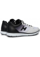 Hogan sneakers in white leather with black gradation