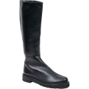 Stuart Weitzman Women's knee-high boots in black leather with side zip closure