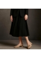 Tod's Women's pumps with low heels in beige suede leather with horsebit and fringe