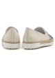 Tod's women's slip-ons sneakers blu paiette and leather