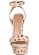 Alaïa wedges sandals in Nude Suede leather