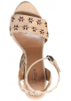 Alaïa wedges sandals in Nude Suede leather