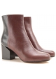 Maison Martin Margiela two tone leather booties