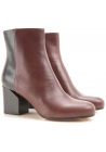 Maison Martin Margiela two tone leather booties