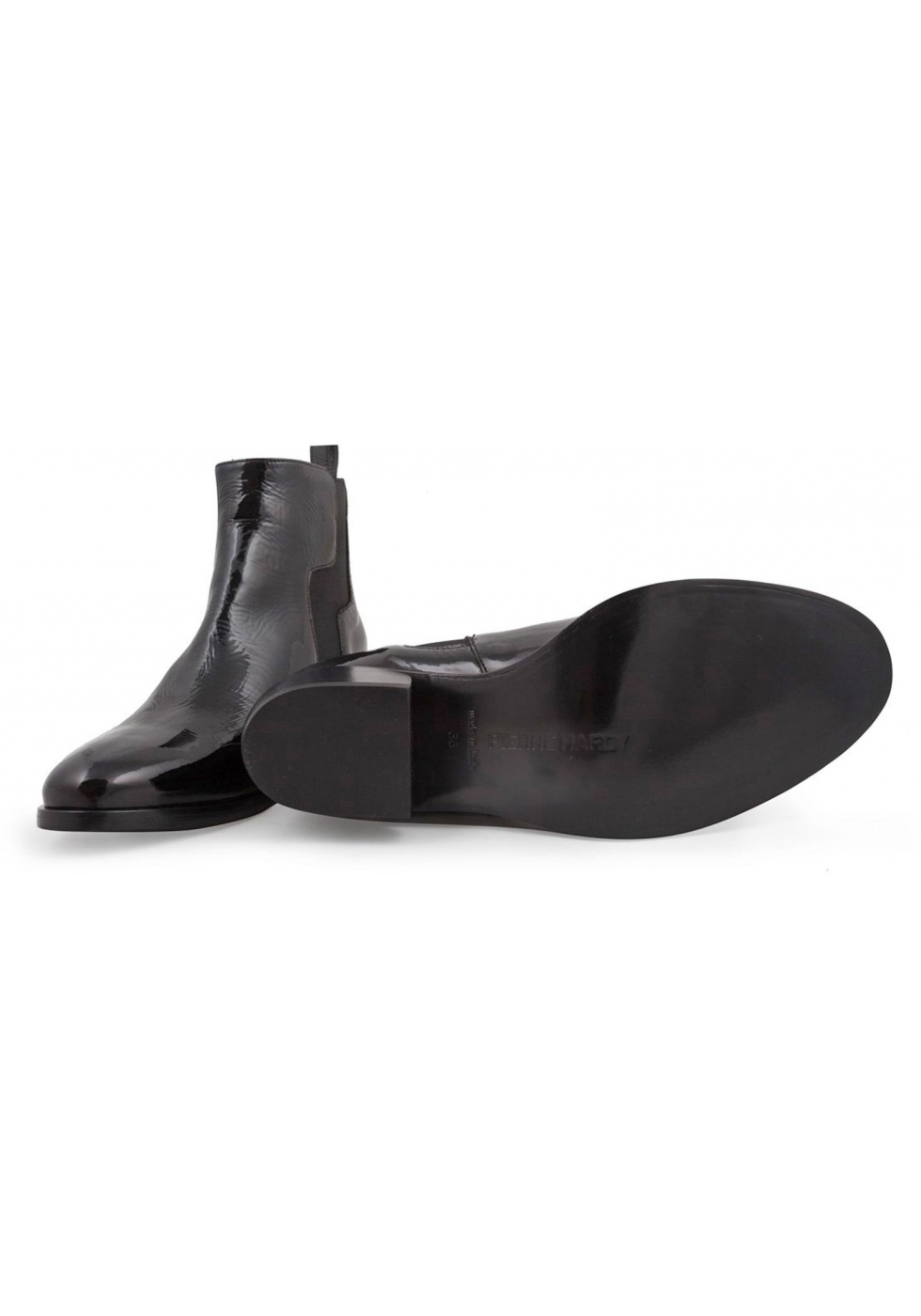 Pierre Hardy women's ankle boots in black patent leather - Italian Boutique