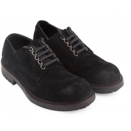 Dolce/&Gabbana men/'s ankle boots in black suede leather /& zip