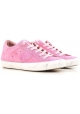 Philippe Model women's low top sneakers in pink suede