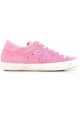 Philippe Model women's low top sneakers in pink suede