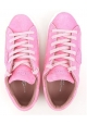 Philippe Model women's low top sneakers in pink suede