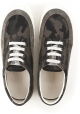 Hogan men's low top sneakers shos in camouflage fabric