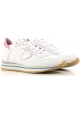 Philippe Model women's low top sneakers in white leather
