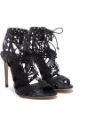 Casadei evening black high stiletto heels sandals