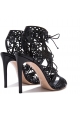 Casadei evening black high stiletto heels sandals