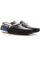 Tod's men's gommino driving moccasins in black suede leather