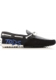 Tod's men's gommino driving moccasins in black suede leather