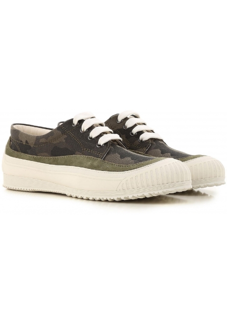 Hogan women's low top sneakers shoes in camouflage fabric