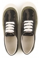 Hogan women's low top sneakers shoes in camouflage fabric